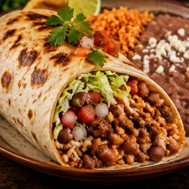 Burrito Casero (Homemade Burrito).
