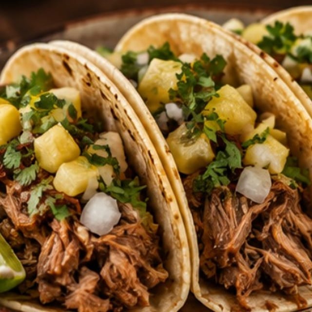 Pork Tacos.