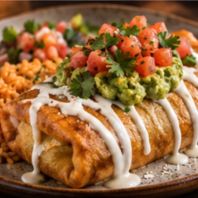 Veggie Chimichanga.