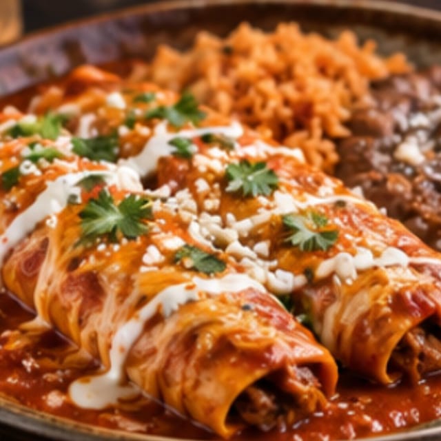Two Enchiladas.