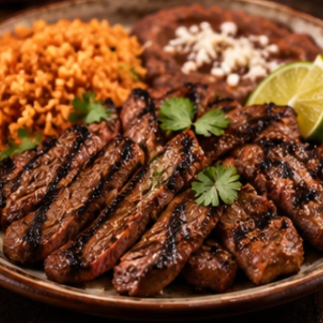 Carne Asada (Steak Grilled).