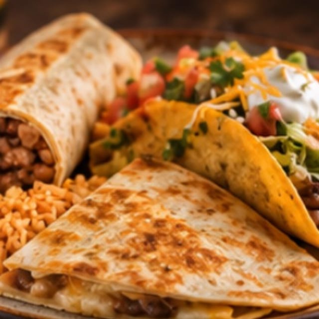 Bean Burrito Chalupa and Cheese Quesadilla.