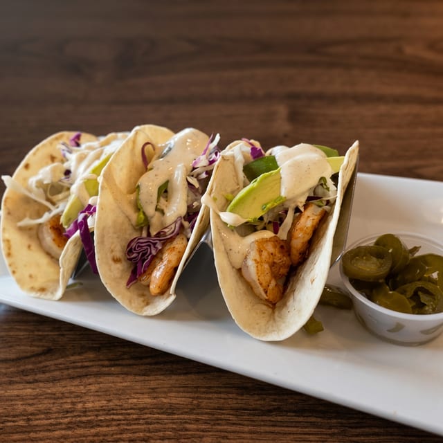 Shrimp Tacos.