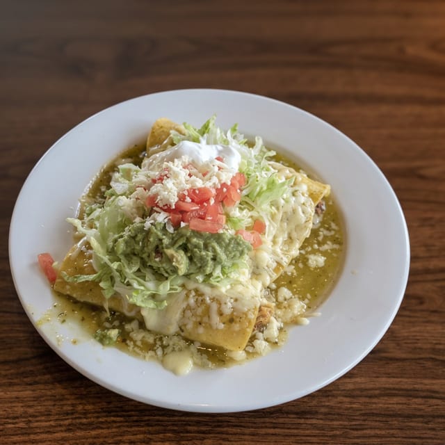 Enchiladas Verdes.